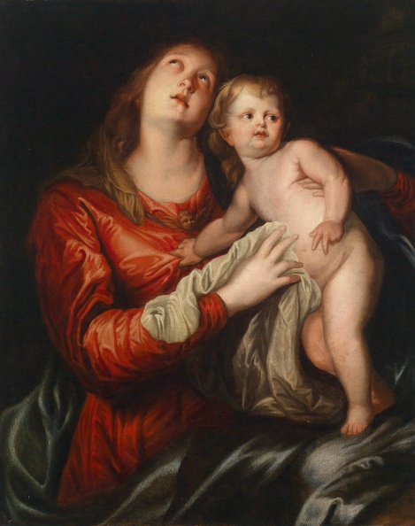 DYCK ANTHONY VAN VIRGIN AND CHILD WALTERS