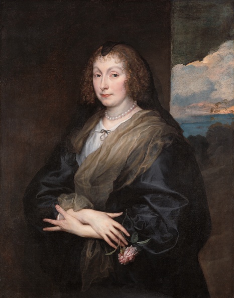 DYCK ANTHONY VAN PRT OF WOMAN ROSE ABOUT 1635 1639 BOSTON