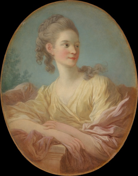 FRAGONARD JEAN HONORE PRT OF WOMEN GABRIELLE DE CARAMAN MARQUIS DE LA FER 1770 MET