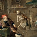 FRANCKEN FRANS YOUNGER WELLCOME DEATH AND MISEREOIL PAINTING
