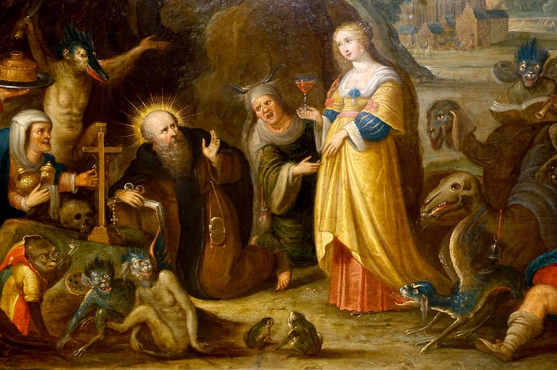 FRANCKEN FRANS YOUNGER AND WKSP TEMPTATION OF ST. ANTHONY 1610 1615 ANTWERP 02