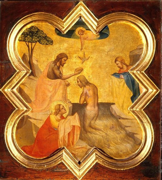 GADDI TADDEO TREE RELIQUARY CROSS OF LORD CHRISTS LIFE EPIPHANY 1335 1340 FIRENZE GALLERIA ACCADEMIA