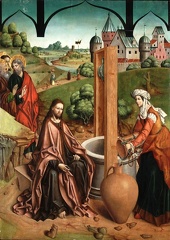 GALLEGO FERNANDO CHRIST AND SAMARITAN 1480 1488 TUCSON