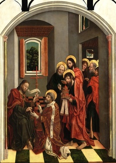 GALLEGO FERNANDO CHRIST DELIVERING PETER CHURCH GLAVOI 1480 1488 TUCSON