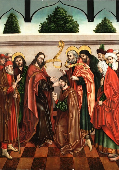 GALLEGO FERNANDO CHRIST HEALING BLIND BARTIMAEUS 1480 1488 TUCSON