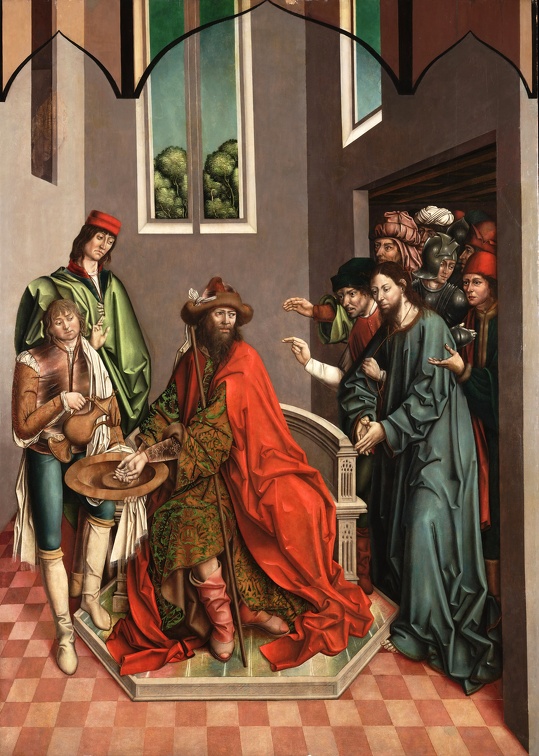 GALLEGO FERNANDO CHRIST PILATE WASHES HIS HANDS 1480 1488 TUCSON