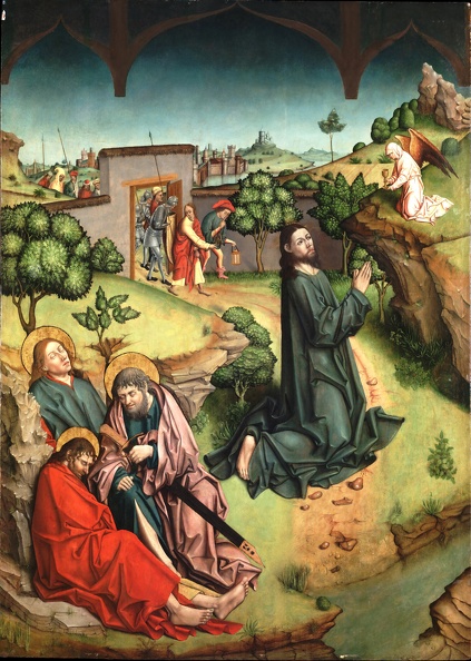 GALLEGO FERNANDO CHRIST PRAYER IN GARDEN 1480 1488 TUCSON