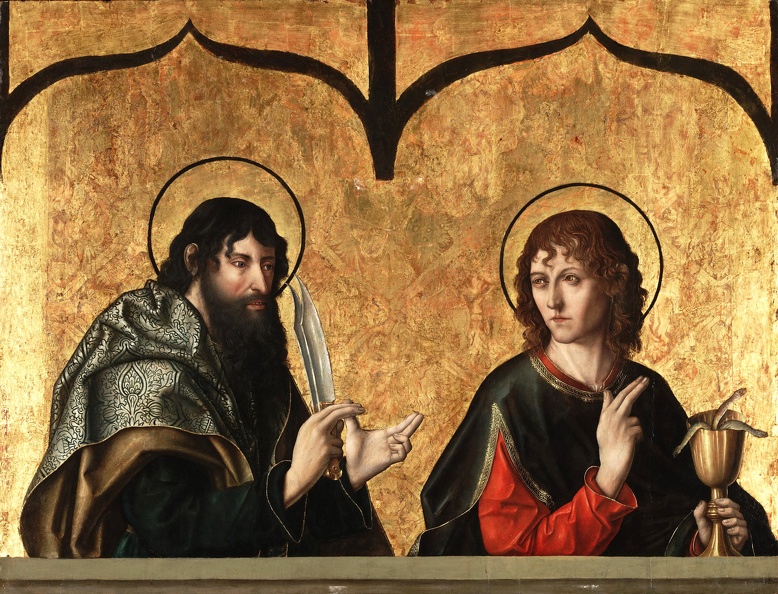 GALLEGO FERNANDO ST. APOSTLE BARTHOLOMEW AND JOHN EVANGELIST 1480 1488 TUCSON