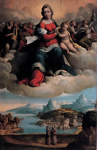 GAROFALO MADONNA WITH CHILD IN GLORY AND ST ONES GOOGLE