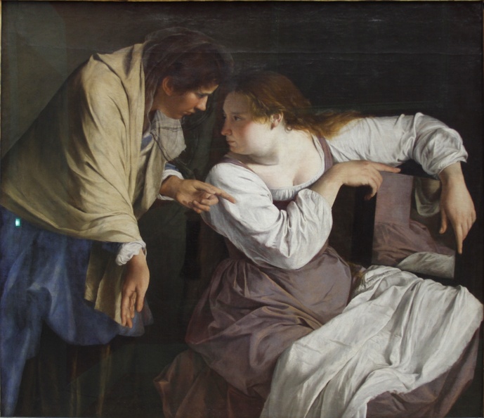GENTILESCHI ORAZIO MARTHA REPROVING HER SISTER MARY 1620 MUNICH