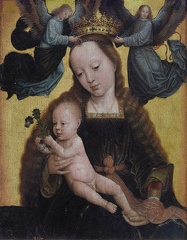 GERARD DAVID VIRGIN AND CHILD WITH ANGELS MUSEO DEL PRADO
