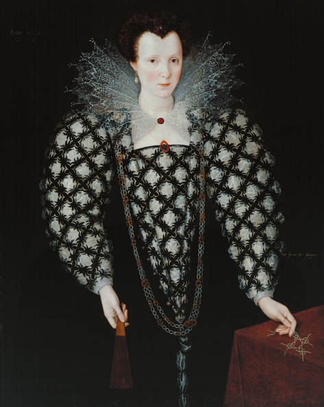 GHEERAERTS MARCUS YOUNGER PRT OF MARY ROGERS LADY HARINGTON GOOGLE TATE
