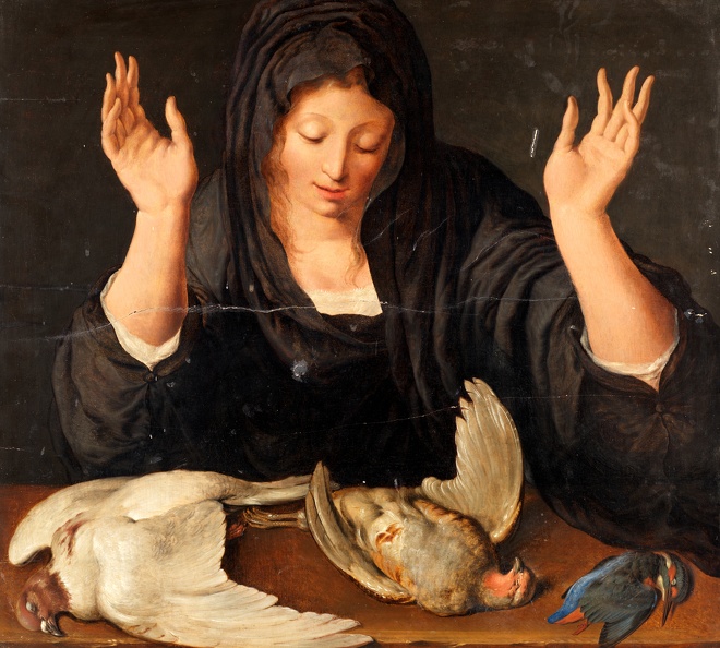 GHEYN_JACQUES_DE_YOUNG_WOMAN_MOURNING_DEAD_DOVE_PARTRIDGE_AND_KINGFISHER_STOCK.JPG