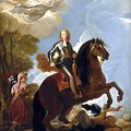 GIORDANO LUCA F. P. CARL II KING OF SPAIN ON HORSEBACK PRADO