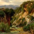 GIROUX ANDRE ANIENE RIVER AT SUBIACO LATE 1820S MET
