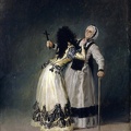 GOYA FRANCISCO JOSE DE DUCHESS OF ALBA AND HER DUENNA 1795 PRADO