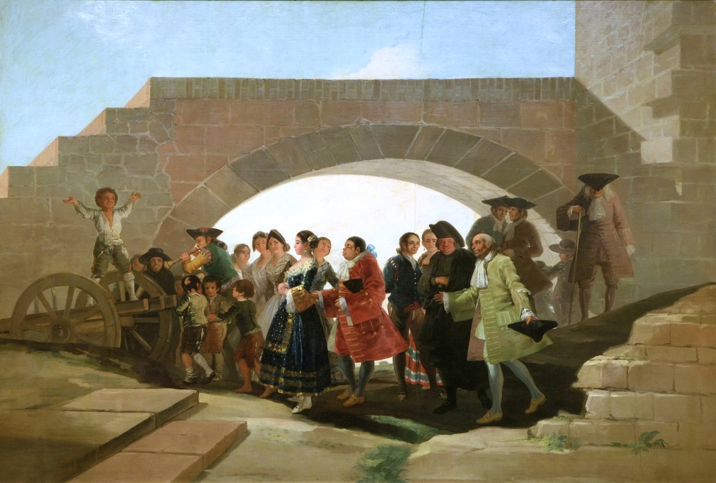 GOYA FRANCISCO JOSE DE WEDDING 1791 1792 PRADO
