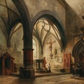 GRAEB CARL GEORG ANTON INTERIOR OF ST. JOHANNIS CHURCH IN SCHAFFHAUSEN 1882