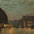 GRIMSHAW JOHN ATKINSON BOAR LANE BY LAMPLIGHT LEEDS 1881