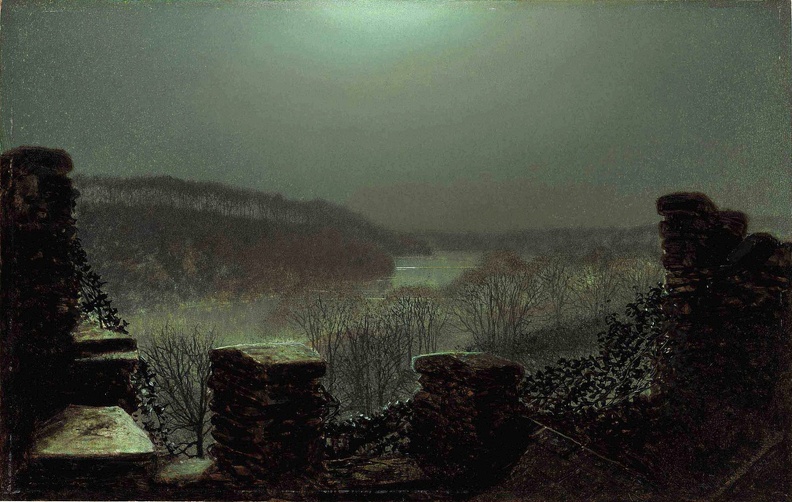 GRIMSHAW JOHN ATKINSON FROM CASTLE ROUNDHAY PARK 1872