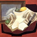 GRIS JUAN STILLIFE TABLE IN FRONT OF PICTURE 1926