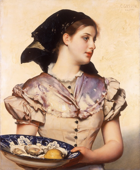 GUSSOW KARL OYSTER GIRL GOOGLE WALTERS