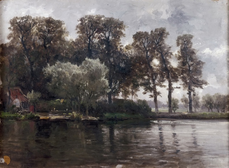 HAES CARLOS CANAL IN NETHERLANDS 1877 PRADO