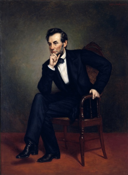 HEALY GEORGE PETER ALEXANDER PRT OF ABRAHAM LINCOLN 1887 GOOGLE