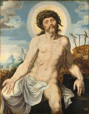 HEEMSKERCK MAARTEN VAN CHRIST AS MAN OF SORROWS 1560 RIJK