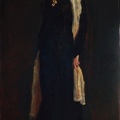 HENRI ROBERT PRT OF LADY IN BLACK WITH SPANISH SCARF