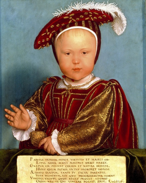 HOLBEIN HANS YOUNGER PRT OF EDWARD PRINCE OF WALES LATER EDWARD VI