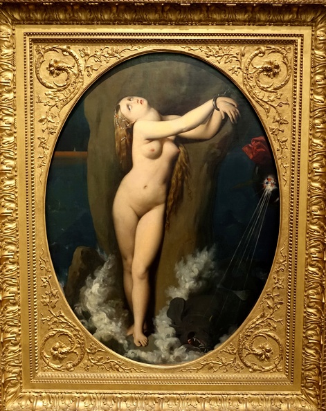 INGRES JEAN AUGUSTE DOMINQUE ANGELICA IN CHAINS BY 1859 SAO PAUL