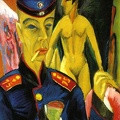 KIRCHNER ERNST LUDWIG SELF PORTIET AS SOLDIER 1915