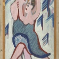 KIRCHNER ERNST LUDWIG STREET DANCING COUPLE IN SNOW REVERSE 1928 1929 NGA 163768