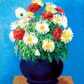 KISLING MOISE BOUQUET OF DAISIES 1930