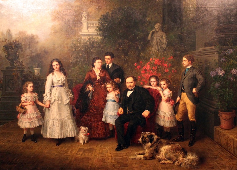 KNAUS LUDWIG FAMILIENPRT OF STROUSBERG 1870