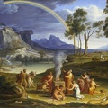 KOCH JOSEPH ANTON LANDSCAPE WITH NOAH OFFERING SACRIFICE OF GRATITUDE 1803