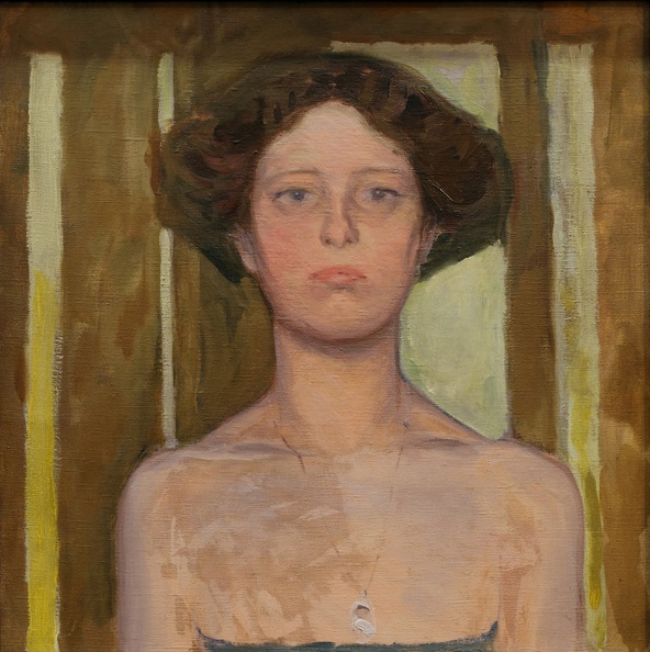 KOLOMAN MOSER GIRL WITH NECKLACE C1910