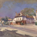 KOROVIN KONSTANTIN STREET IN SOUTH OF FRANCE 1937