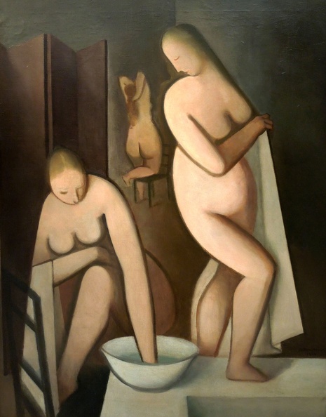 KREMLICKA RUDOLF THREE WOMEN IN BATH