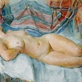 LEBASQUE HENRI NUDE ON BED 1905