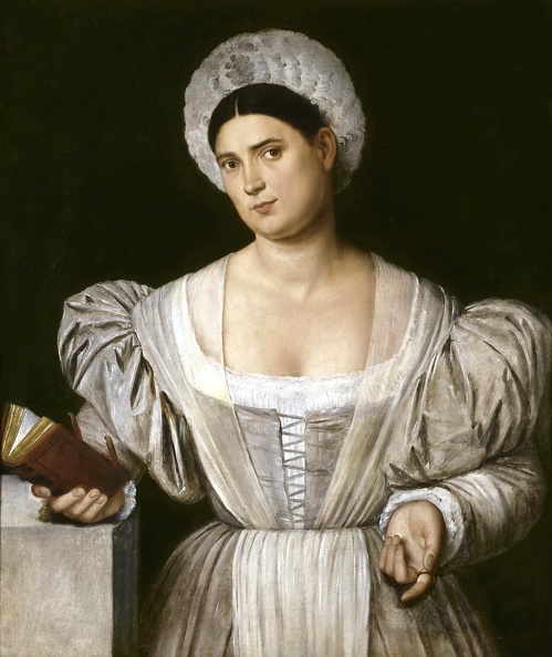 LICINIO BERNARDINO PRT OF ARTIST S SISTER AGNES 1525 1530 PRADO