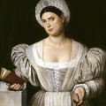 LICINIO BERNARDINO PRT OF ARTIST S SISTER AGNES 1525 1530 PRADO