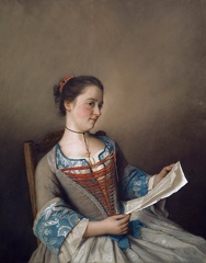 LIOTARD JEAN ETIENNE PRT OF MARIANNE LAVERGNE 1746 1754