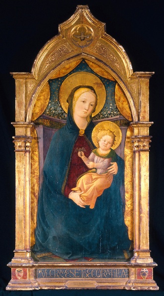 LIPPI FILIPPINO MADONNA AND CHILD ENTHRONED NEW ORLEANS