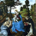 LIPPI FILIPPINO VIRGIN AND CHILD SST. JEROME AND DOMINIC LO NG
