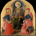 LIPPI FRA FILIPPO ST. LAWRENCE ENTHRONED STS AND DONORS MET