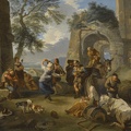 LOCATELLI ANDREA LANDSCAPE PAESANTS DANCING AND MERRYMAKING SOTHEBY