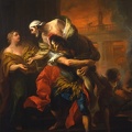 LOO CHARLES ANDRE VAN AENEAS RESCUING HIS FATHER FROM FIRE AT TROY NATIONAL
