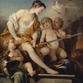 LOO CHARLES ANDRE VAN VENUS AND CUPIDS WITH ARMS OF MARS 1743